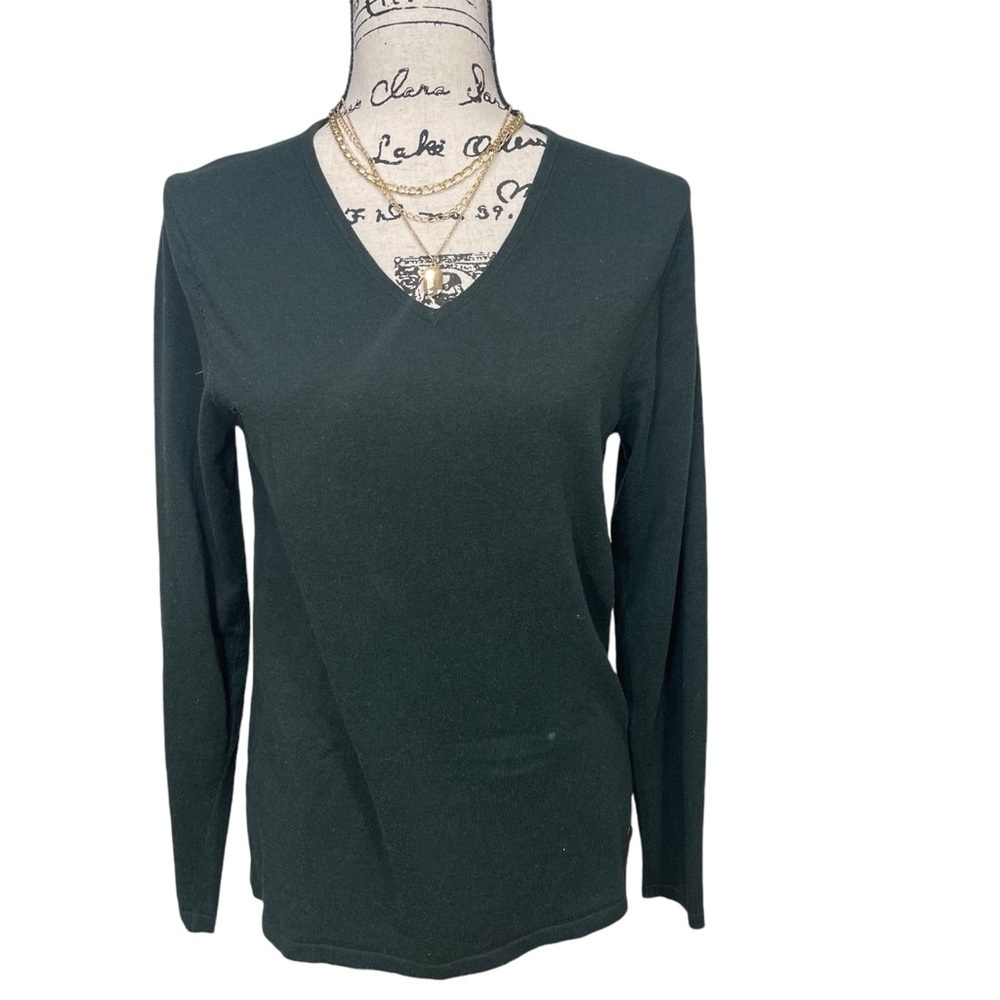 Scotch and Soda Amsterdam Forest Green Colton Pullover Size Small